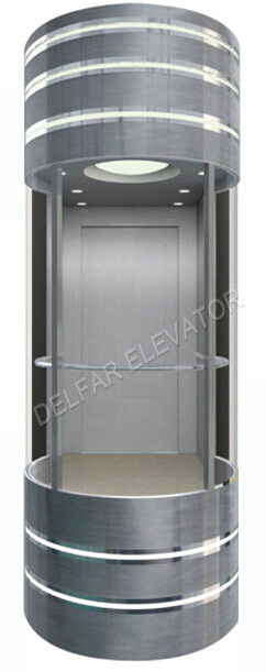Semi-circular Observation Elevator D16007
