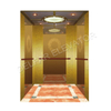 High Quality Ti-gold Mirror Decoration Passenger Elevator