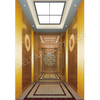 Wood Frame Mirror Etched Passenger Elevator