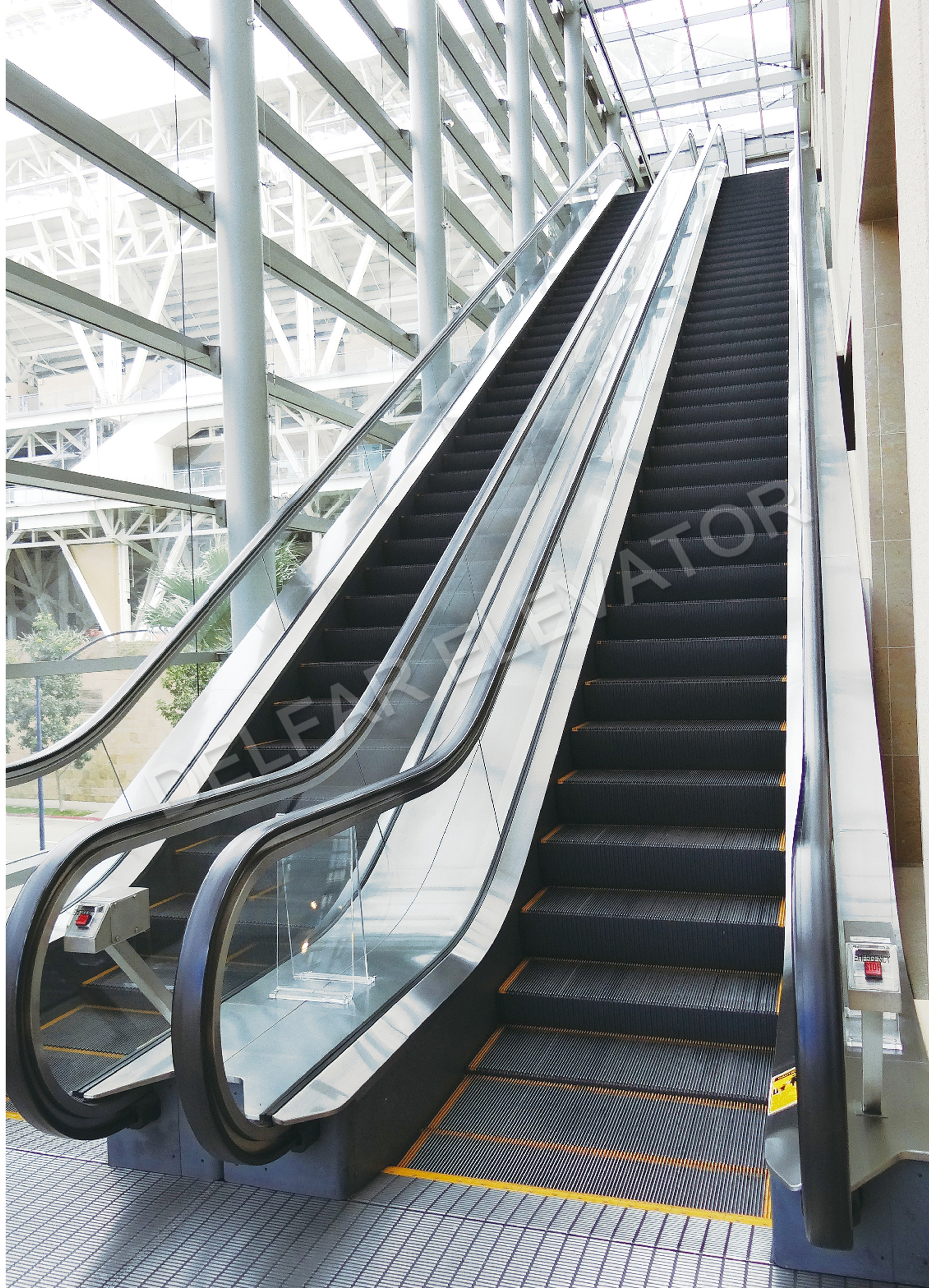 Indoor 35 Degree 800mm Step Width Escalator
