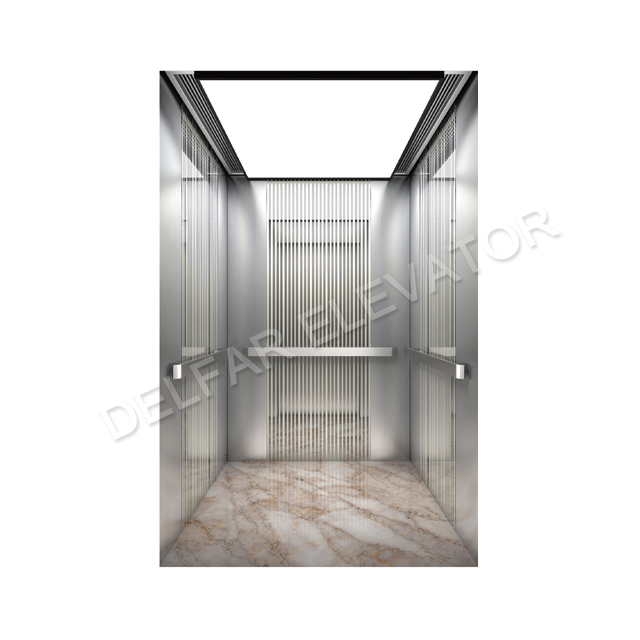 DELFAR Mirror Etched St.st. Home Elevator-D18558