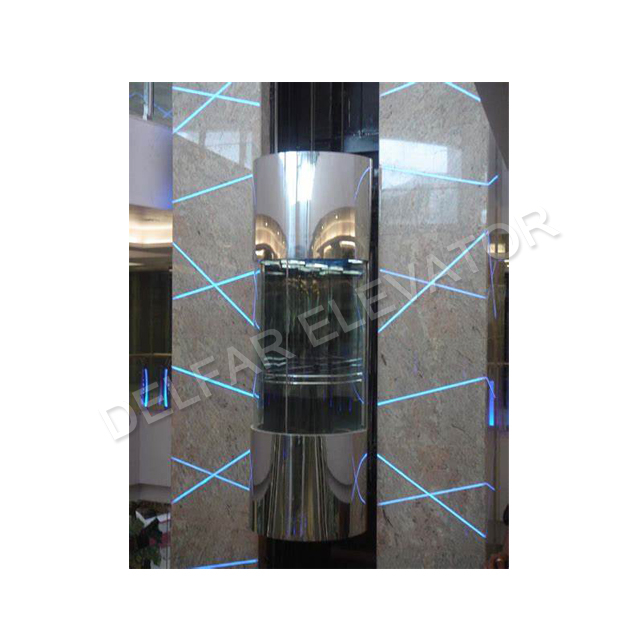 DELFAR semi-circular high quality observation elevator