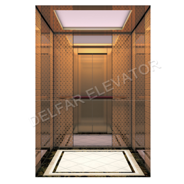 Bronze Decoration Passenger Elevator with Good Quality